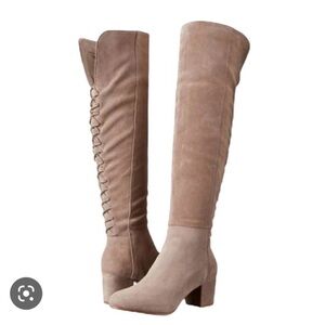 Steve Madden Hansil Lace Up Over the Knee Boot